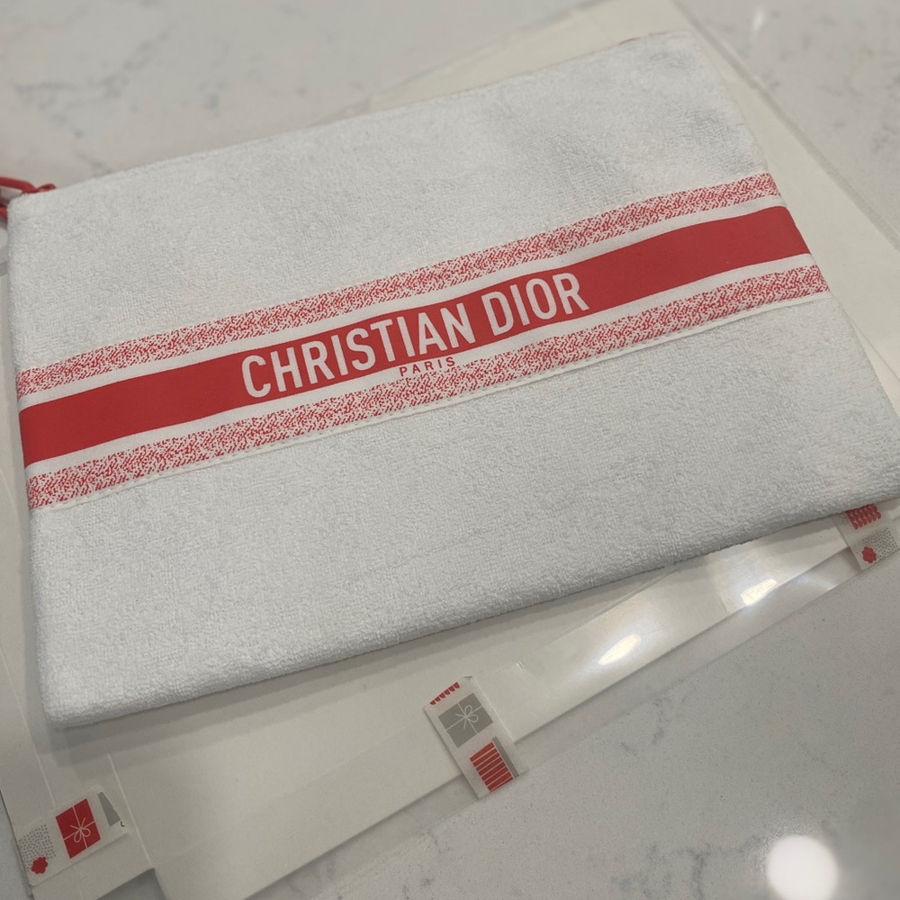 Christian Dior Cosmetic bag Clutch Wristlet New with Box